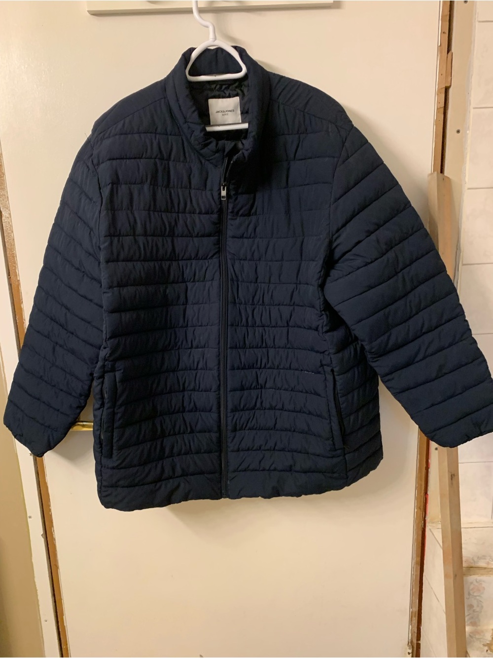 Jack & Jones Black and White Branded Jacket Label